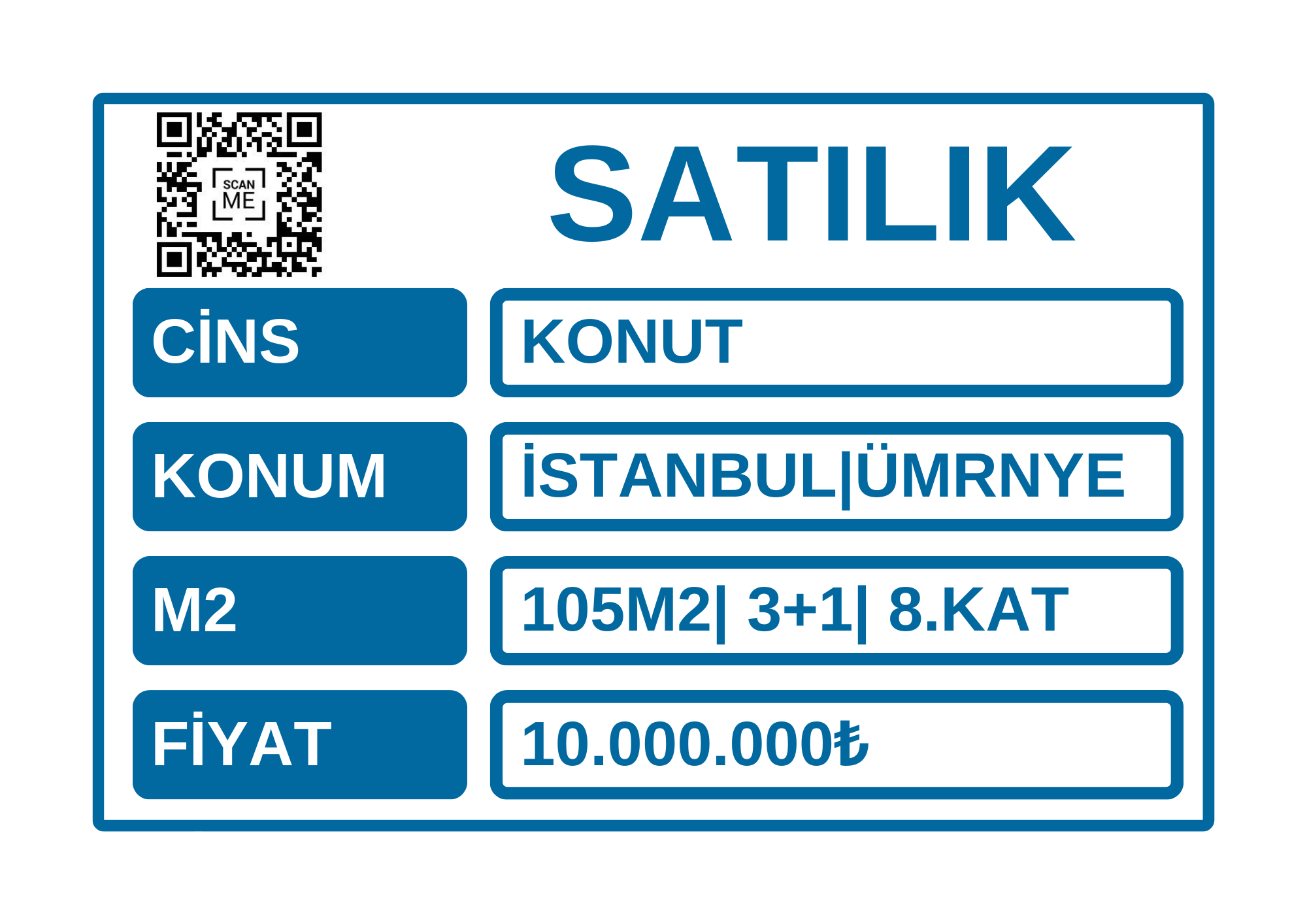 Ümraniye Namık Kemal Mah.Satılık 3+1 Daire…